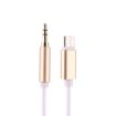 1m USB-C to 3.5mm Male Audio Adapter Cable - Gold - 2