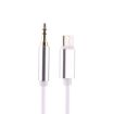 1m USB-C to 3.5mm Male Audio Adapter Cable - Silver - 2