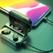 M8 Bluetooth 5.0 TWS Earphones with Touch Display & Charging Box - White - 7