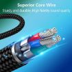 SteelSeries Arctis 3/5/7 Earphone Audio Cable 2m Silver ZS0135 - 5