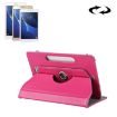 Magenta 7" Tablet Leather Case 360 Rotating for Galaxy, Asus, Huawei - 1