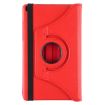 Red Litchi Texture Rotating Leather Case for Galaxy Tab A 8.0 T290/T295 - 3