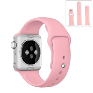 Apple Watch Band 3 in 1 Rubber Pink for Series 10/9/8/7/SE/6/5/4/3/2/1 - 1
