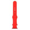 Red Rubber Watch Band with Pin Buckle for Apple Watch Series 10/9/8/7/SE/6/5/4/3/2/1 - 3