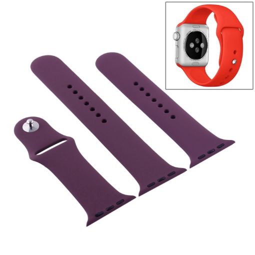 Apple Watch Series 10/9/8/7/SE/6/5/4/3/2/1 Rubber Band (Cherries) - 1