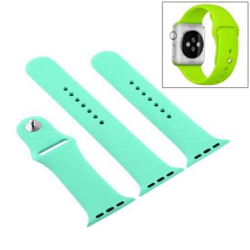 Apple Watch Ultra & Series 9/8/7/SE Rubber Band 3-in-1 Green  - 1