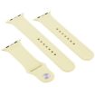 Apple Watch Ultra & Series 9/8/7/SE Rubber Band 3-in-1 Cream Yellow - 3