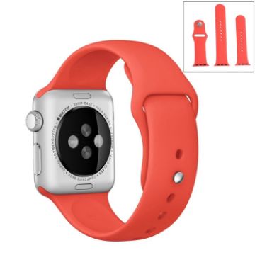 Magenta Rubber Watch Band for Apple Watch Ultra/Series 9-1, 3 in 1, 49-42mm - 1