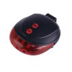 Bicycle LED Laser Tail Light MTB Safety Warning Rear Lamp (Red) - 2