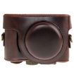 Sony HX50 Leather Camera Case Bag - Coffee Color - 1