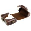 Sony HX50 Leather Camera Case Bag - Coffee Color - 4