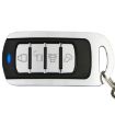 433MHz Metal Learning Code Remote Control for Car Garage Door (Black/Silver) - 3