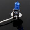 H3 Super White Xenon Bulbs, 100W 2400LM DC12V Car Headlights - 5