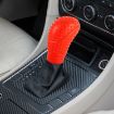 Red Universal Elasticity Nonslip Soft Silicone Car Gear Shift Knob Cover - 1