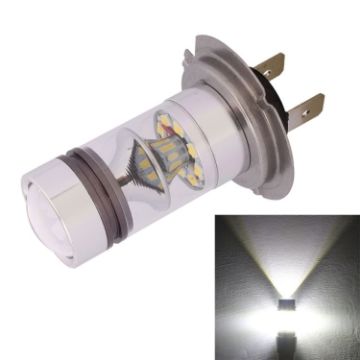 H7 100W LED Car Headlights/Daytime Running Light, 850LM, 12-24V, Cool White - 1