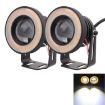 2 PCS 2.5" 10W 900LM LED Eagle Eye Light 6500K Waterproof DC 12V - 1