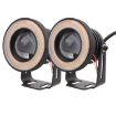 2 PCS 2.5" 10W 900LM LED Eagle Eye Light 6500K Waterproof DC 12V - 2
