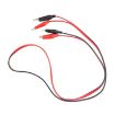 75cm Dual End Alligator Test Lead Probe Clip Cable - 3
