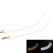 2 PCS 4.5W LED Tube DRL Steering Lamp 270LM 6500K White/Yellow 45cm - 1