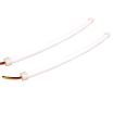 2 PCS 4.5W LED Tube DRL Steering Lamp 270LM 6500K White/Yellow 45cm - 2