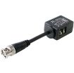 2 PCS Passive Video Balun CCTV Network UTP BNC - Black - 4