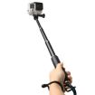 Gold Handheld 49cm Extendable Pole Monopod for GoPro, Insta360, DJI Cameras - 2