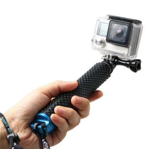 Extendable 49cm Blue Monopod for GoPro, Insta360, DJI & Action Cameras - 1