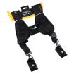Quick Double Shoulder Belt Strap for 2 DSLR Cameras - Safe & Fast (Black) - 3
