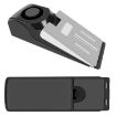 HH-MD001 Black Door Stop Wedge Alarm for Home & Travel Security - 2