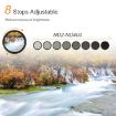 72mm ND Fader Variable Neutral Density Filter ND 2-400 (Black) - 6