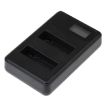 LCD Screen Dual Batteries Charger for GoPro HERO4 AHDBT-401 GP258-C - 3