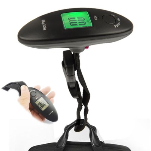 40kg x 100g LCD Electronic Travel Luggage Scale WH-A15 - 1