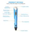 Hand-held 3D Printing Pen, EU Plug, Pink - Creative Drawing Tool - 4
