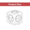 PowerCube 10A Universal Wall Adapter with 5 Sockets, AU Plug, Random Color - 6