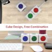Universal PowerCube 10A Wall Adapter with 4 Sockets & 2 USB Ports, AU Plug - 4