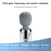 Portable Mini Physiotherapy Electric Hand-held Massage Stick - White - 7