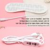 USB Charging Heating Silk Moxa Sleep Eye Mask - Pink | Relax & Rejuvenate - 5