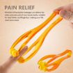 Orange Y Type Finger Palm Massor Tool - Convenient Massage Aid - 4