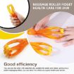 Orange Y Type Finger Palm Massor Tool - Convenient Massage Aid - 5