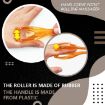 Orange Y Type Finger Palm Massor Tool - Convenient Massage Aid - 6