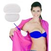 10pcs White Disposable Self-adhesive Armpit Sweat Pads Underarm Absorbents - 2