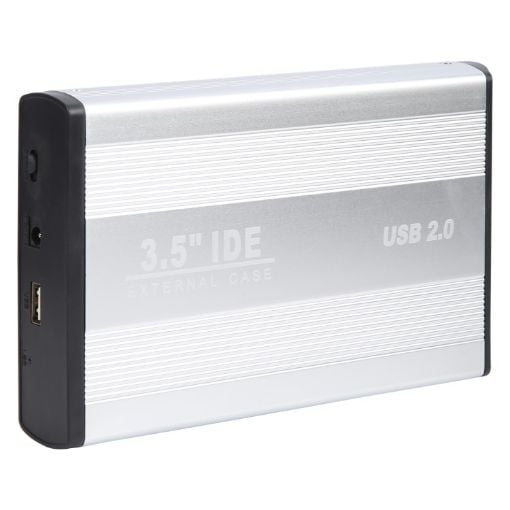 3.5" IDE HDD External Case with UK Plug - Supports IDE Hard Drives - 1