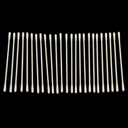 Cleanroom Cotton Swabs for LCD Panel Purification (White) - 1