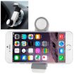 Portable Air Vent Car Mount Holder for Smartphones - White/Grey - 1