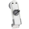 Portable Air Vent Car Mount Holder for Smartphones - White/Grey - 4