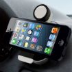 Portable Air Vent Car Mount Holder for Smartphones - White/Grey - 7