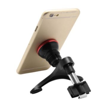 Rotatable Universal Car Air Vent Magnetic Phone Holder - Red, For Smartphones - 1