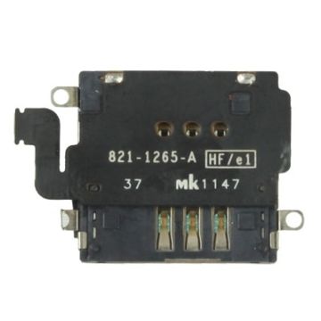 Black Original SIM Card Slot for New iPad 4G (iPad 3 4G) - 1