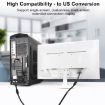 DisplayPort Male to DVI 24+5 Female Adapter, 12cm Cable (Black) - 5