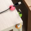 6 Pack Multipurpose Cable Clips - Cable Drop Organizer for Home & Office - 4